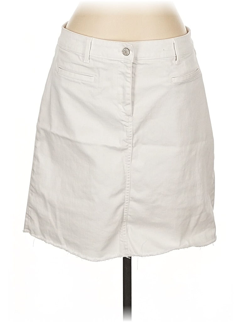 Pre-owned Talbots Casual Skirt In White