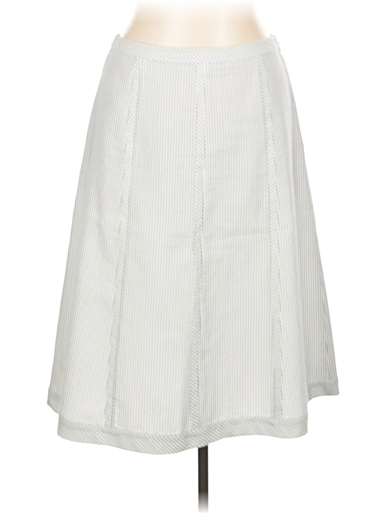 Pre-owned Talbots Formal Skirt In White
