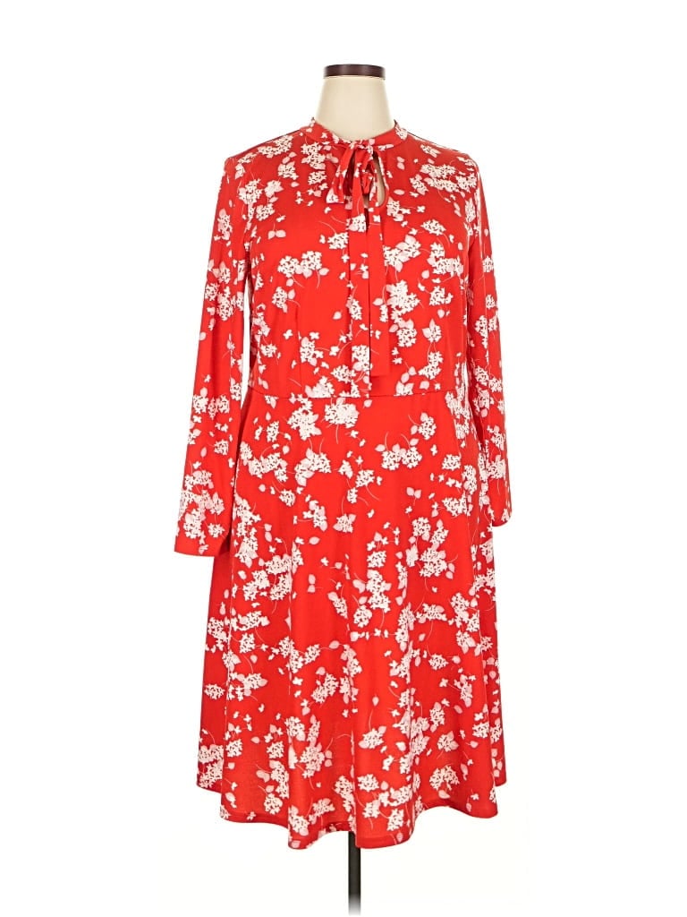 Pre-owned Eloquii Casual Dress In Red