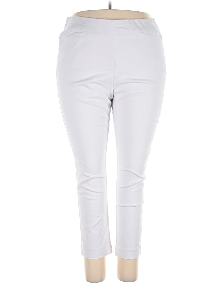 Pre-owned Croft & Barrow Active Pants In White