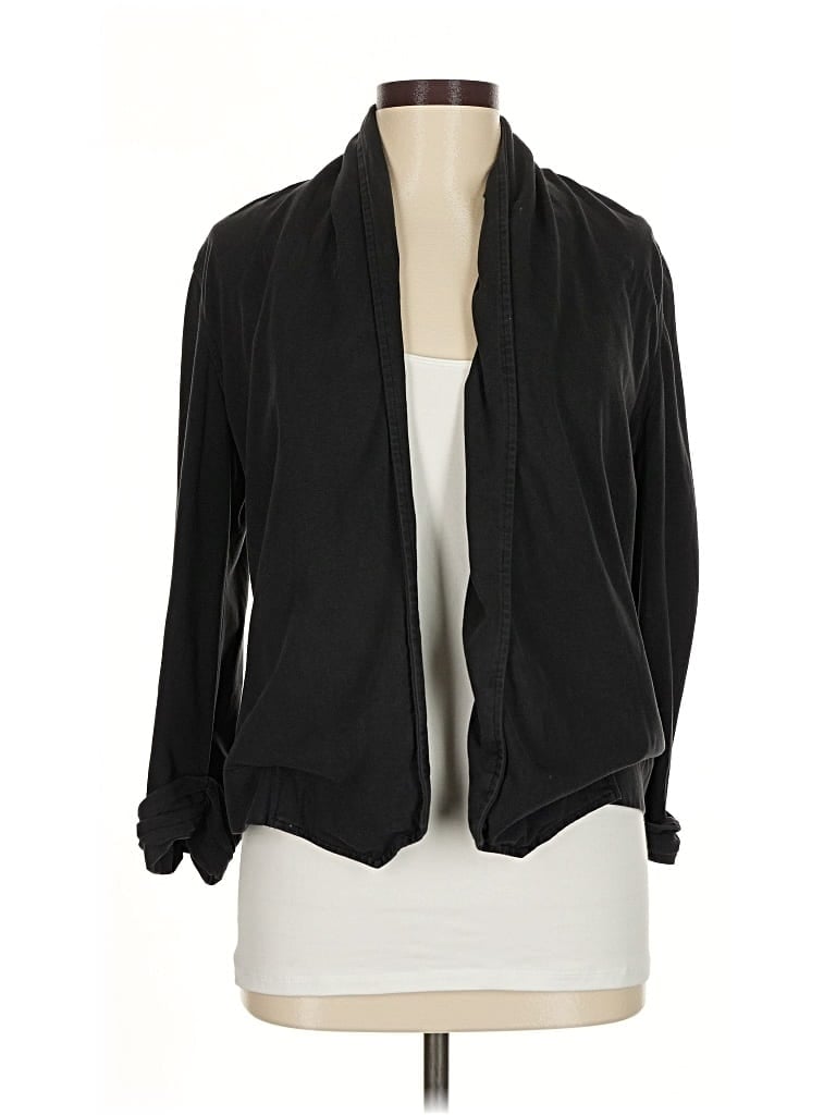 Pre-owned Theory Cardigan Sweater In Black