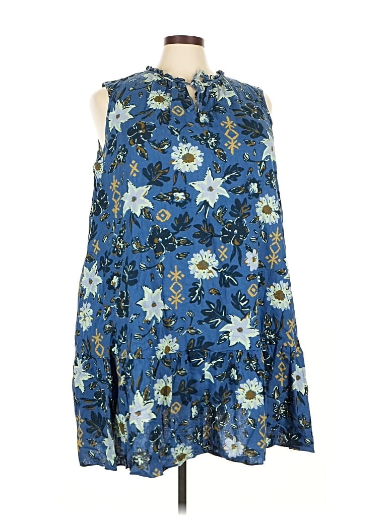 Pre-owned Sonoma Goods For Life Casual Dress In Blue