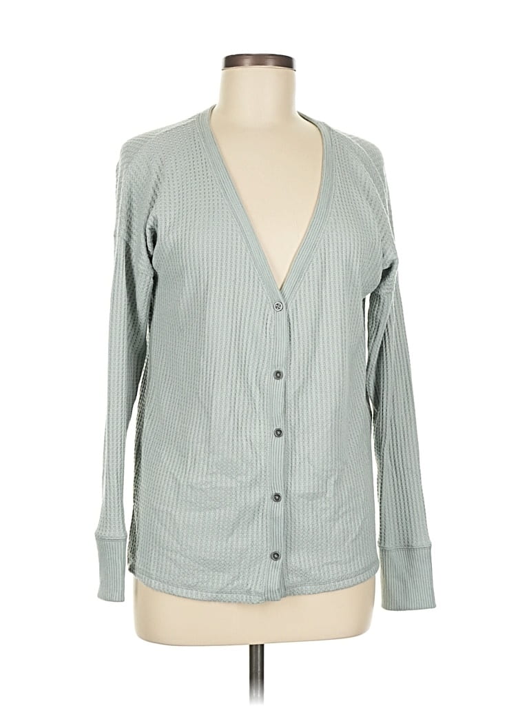 Pre-owned Abercrombie & Fitch Cardigan Sweater In Green