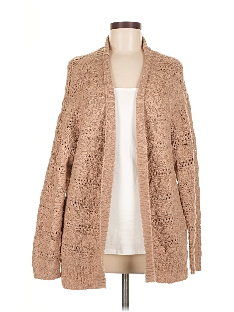 Pre-owned Sonoma Goods For Life Cardigan Sweater In Brown