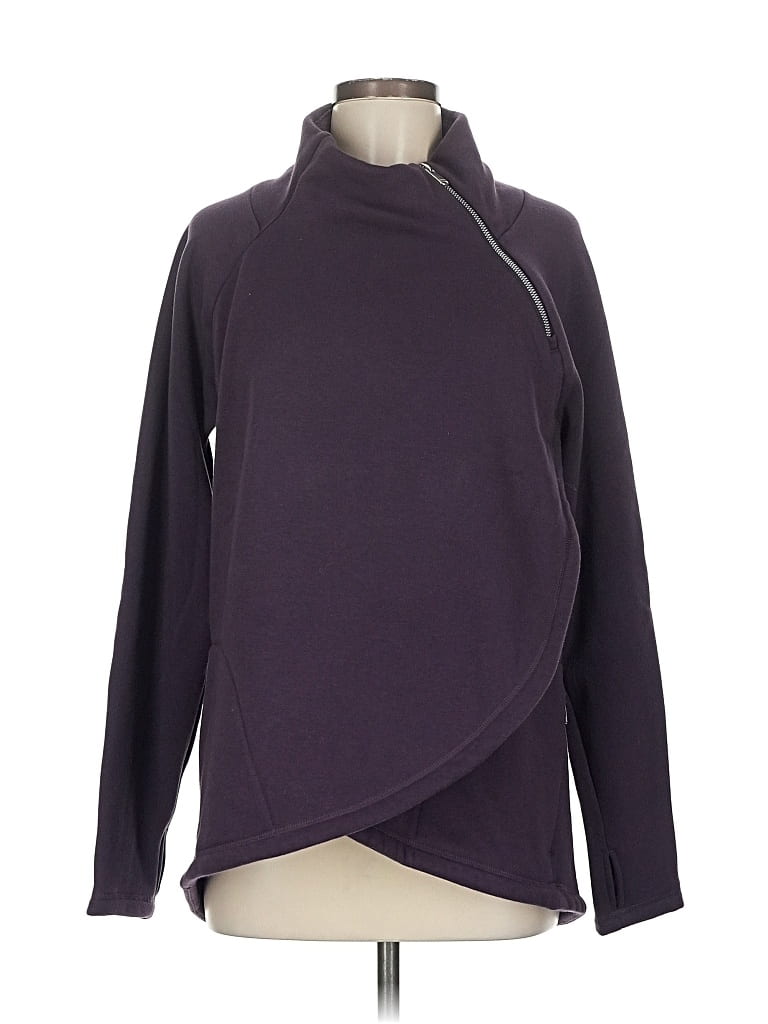 Pre-owned Athleta Sweatshirt In Purple