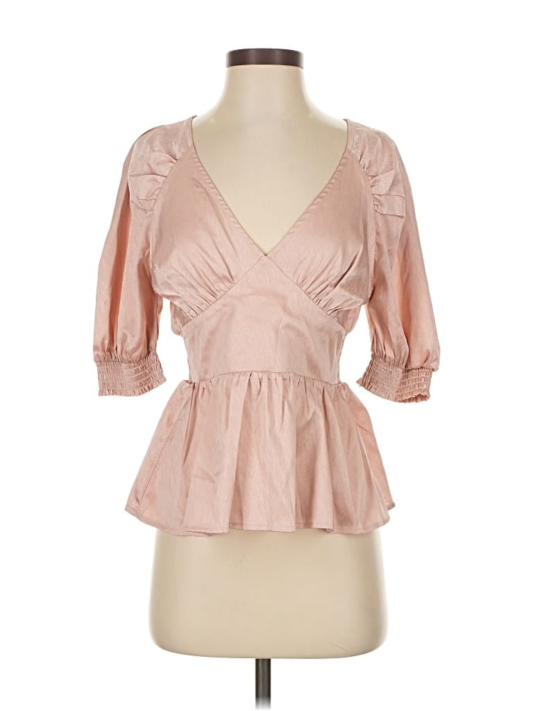 Pre-owned A. Calin By Flying Tomato 3/4 Sleeve Blouse In Pink