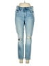 Lucky Brand Hearts Blue Jeans Size 4 - photo 1