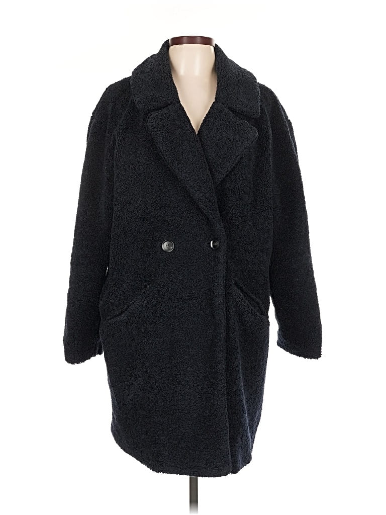 Pre-owned Lucky Brand Coat In Black