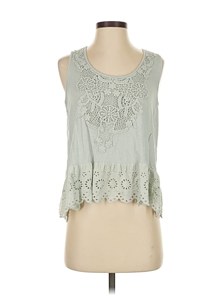 Pre-owned Altar'd State Sleeveless Blouse In Green