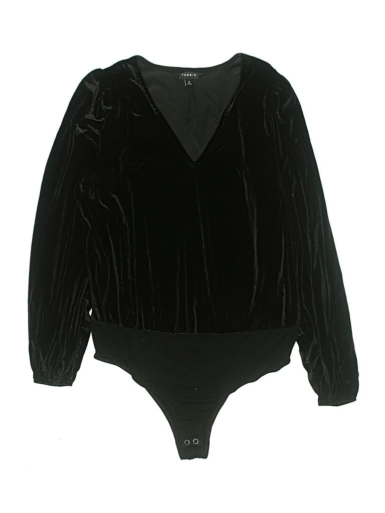 Pre-owned Torrid Bodysuit In Black