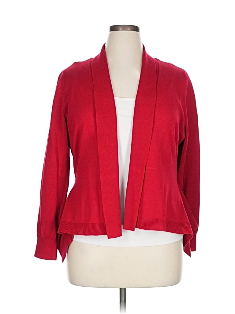 Pre-owned Love Scarlett Cardigan Sweater In Red