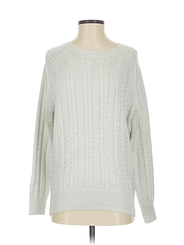 Pre-owned Athleta Pullover Sweater In Gray