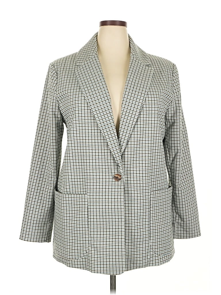 Pre-owned A New Day Blazer Jacket In Gray