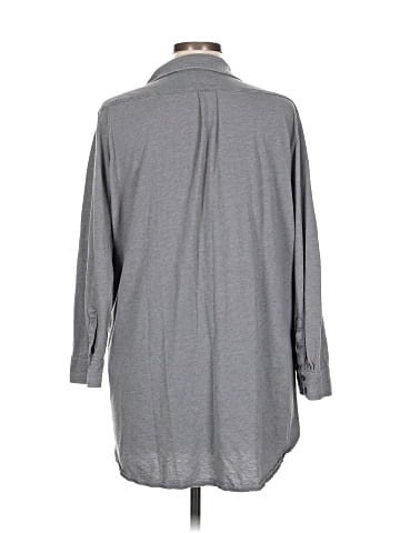 DKNY 3/4 Sleeve Button-Down Shirt (view 2)