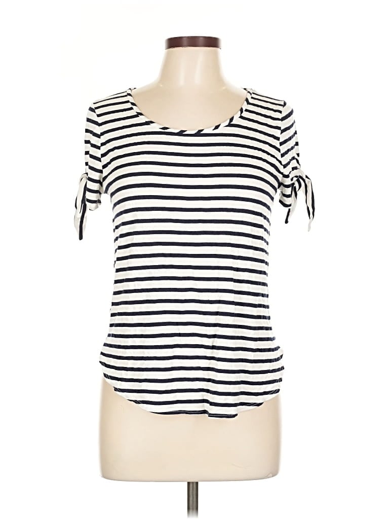 Pre-owned Green Envelope Short Sleeve T-shirt In White