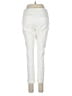Stretta Solid White Casual Pants Size M - photo 2