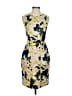 J.Crew 100% Polyester Floral Yellow Cocktail Dress Size 2 - photo 1