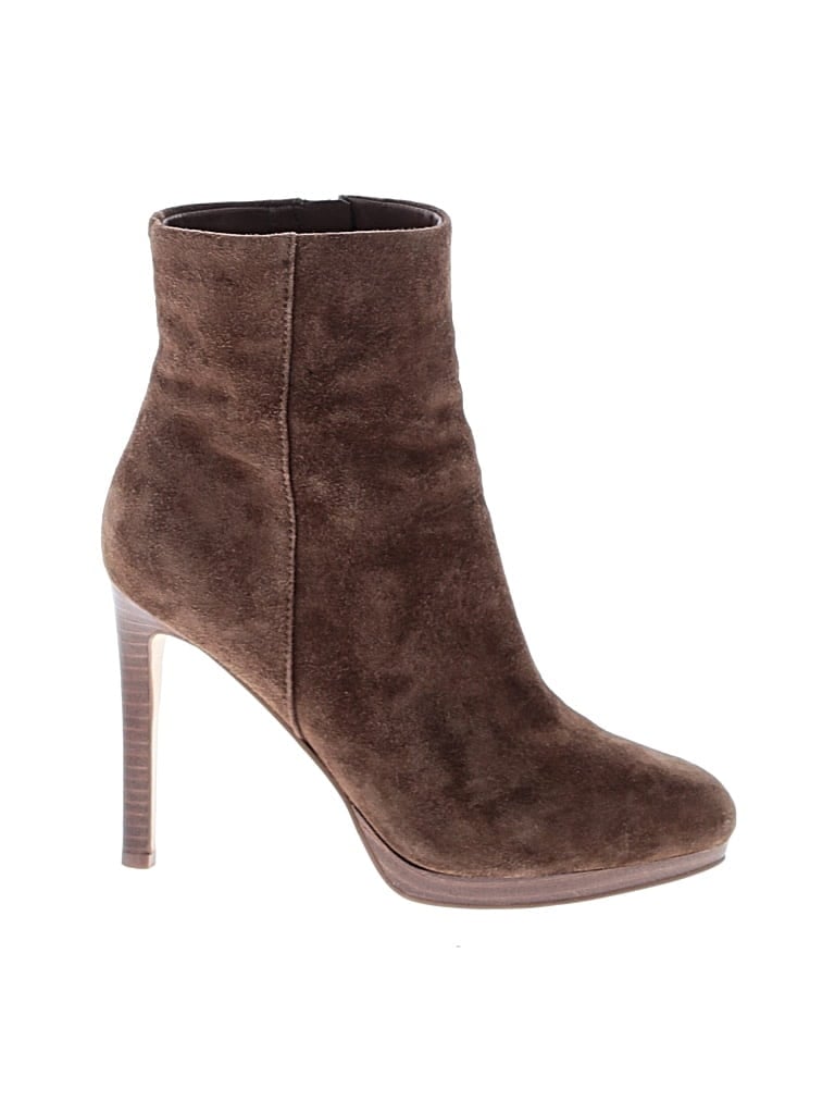 Pre-owned Nine West Ankle Boots In Brown
