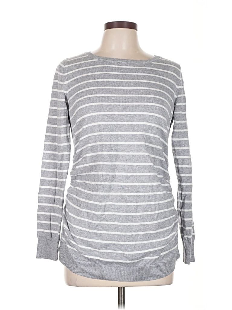 Pre-owned Old Navy Pullover Sweater In Gray