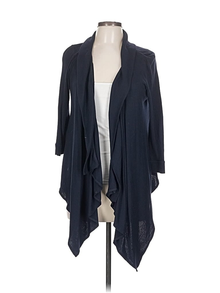 Pre-owned Adrienne Vittadini Cardigan Sweater In Blue