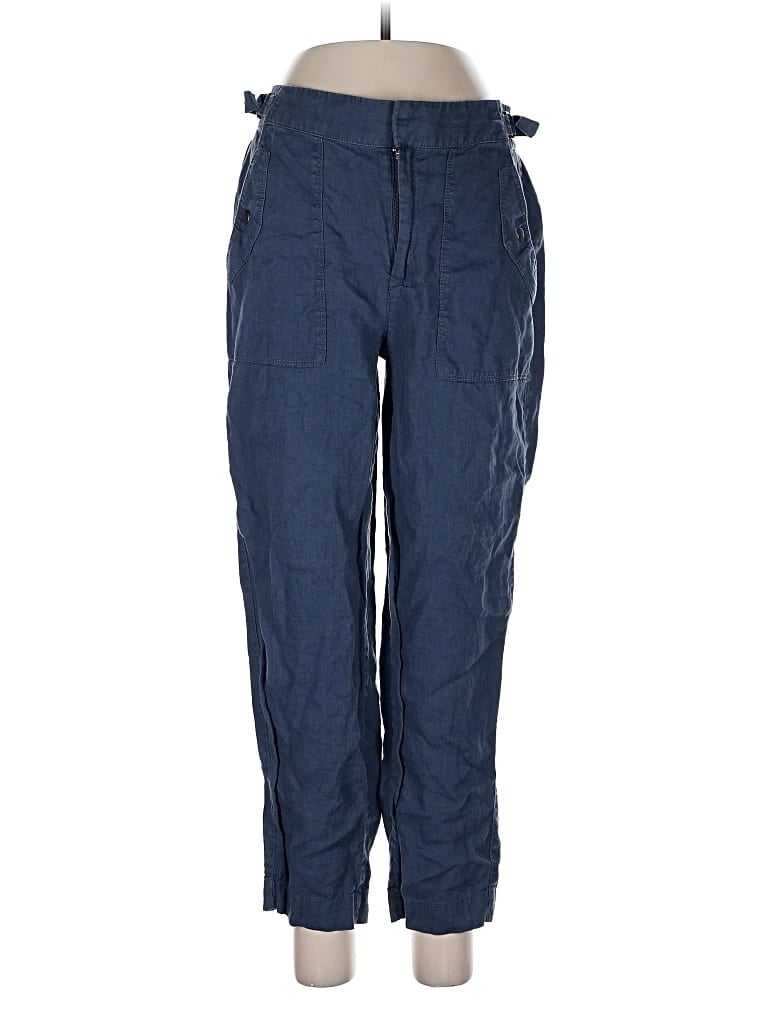 Pre-owned Athleta Linen Pants In Blue