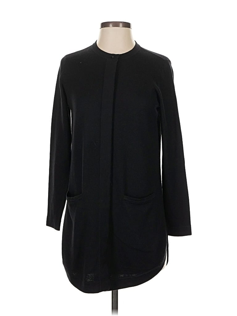 Pre-owned Jjill Cardigan Sweater In Black