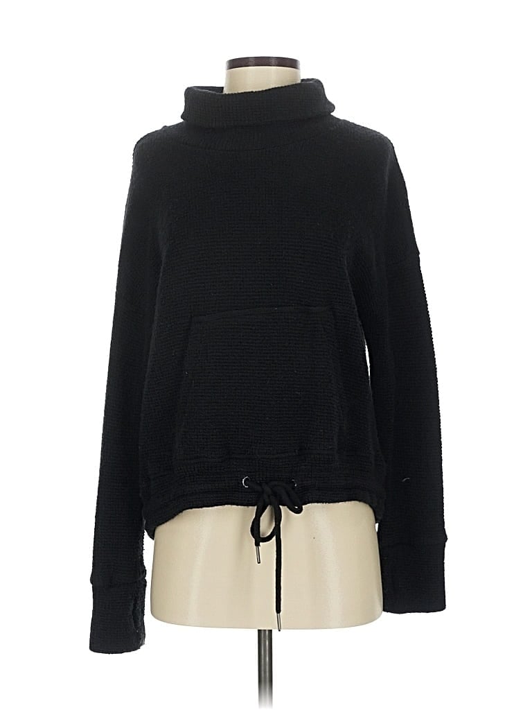 Pre-owned Sweaty Betty Turtleneck Sweater In Black