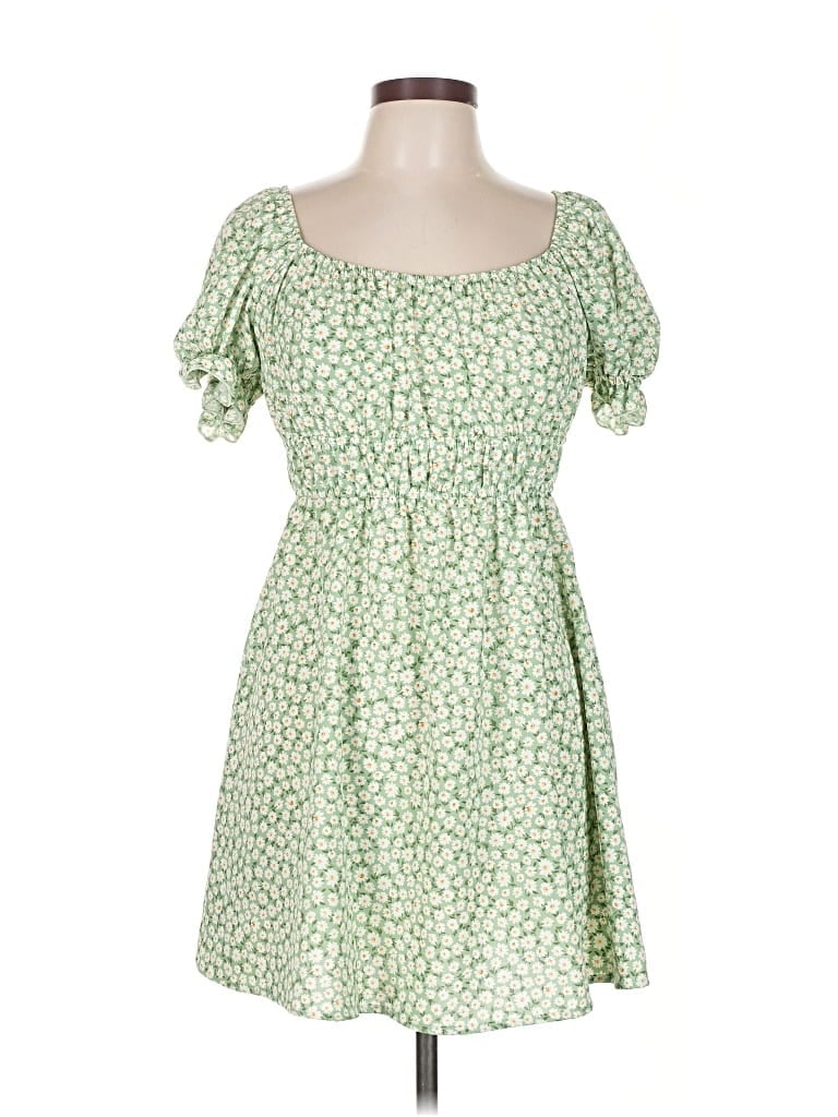 Pre-owned Altar'd State Casual Dress In Green