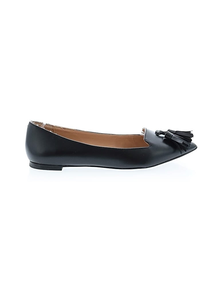 Pre-owned Banana Republic Flats In Black