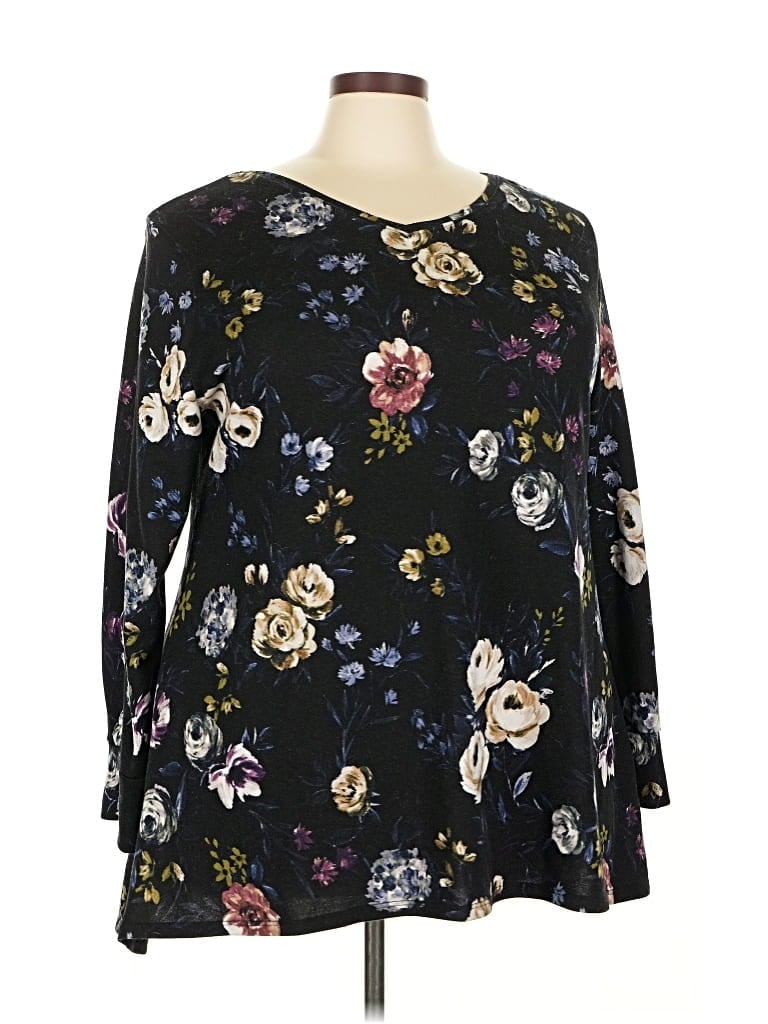 Pre-owned Lularoe Pullover Sweater In Black