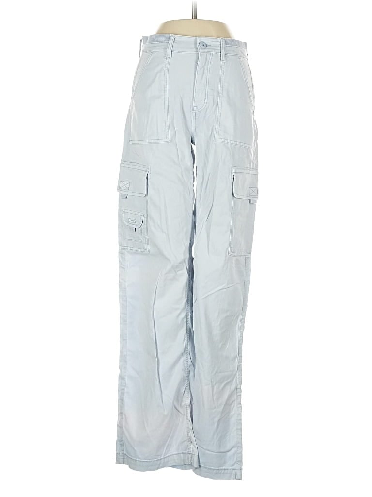 Pre-owned American Eagle Outfitters Cargo Pants In Blue