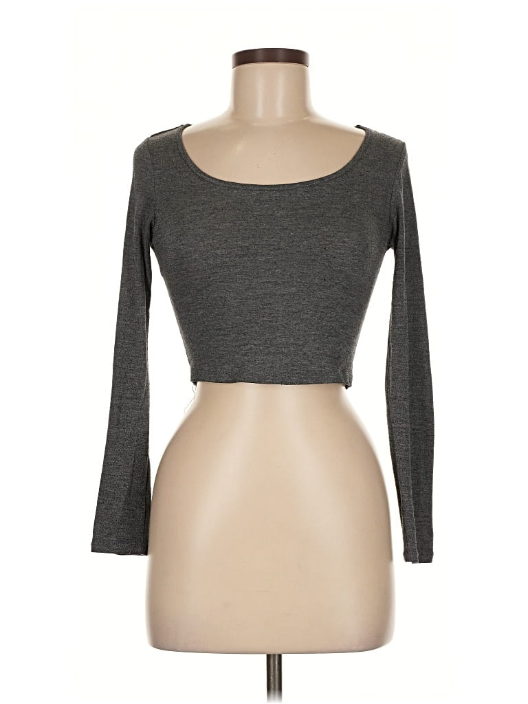 Pre-owned Bozzolo 3/4 Sleeve T-shirt In Gray