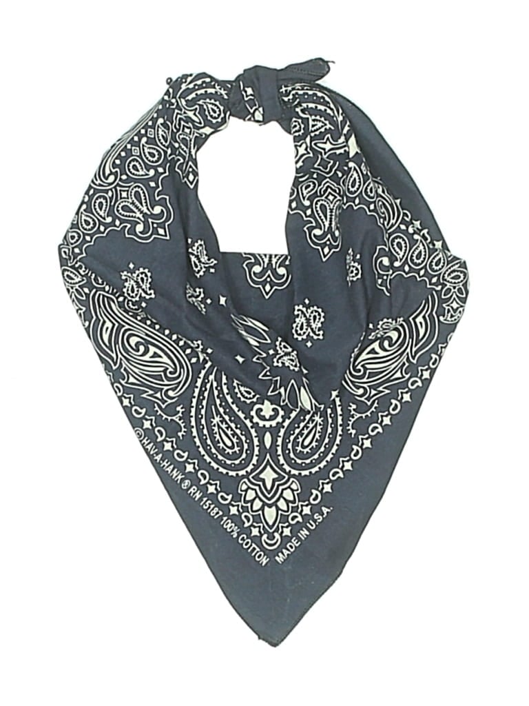 Pre-owned Unbranded Scarf In Blue