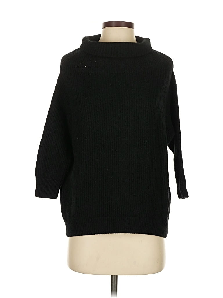 Pre-owned Autumn Cashmere Cashmere Pullover Sweater In Black