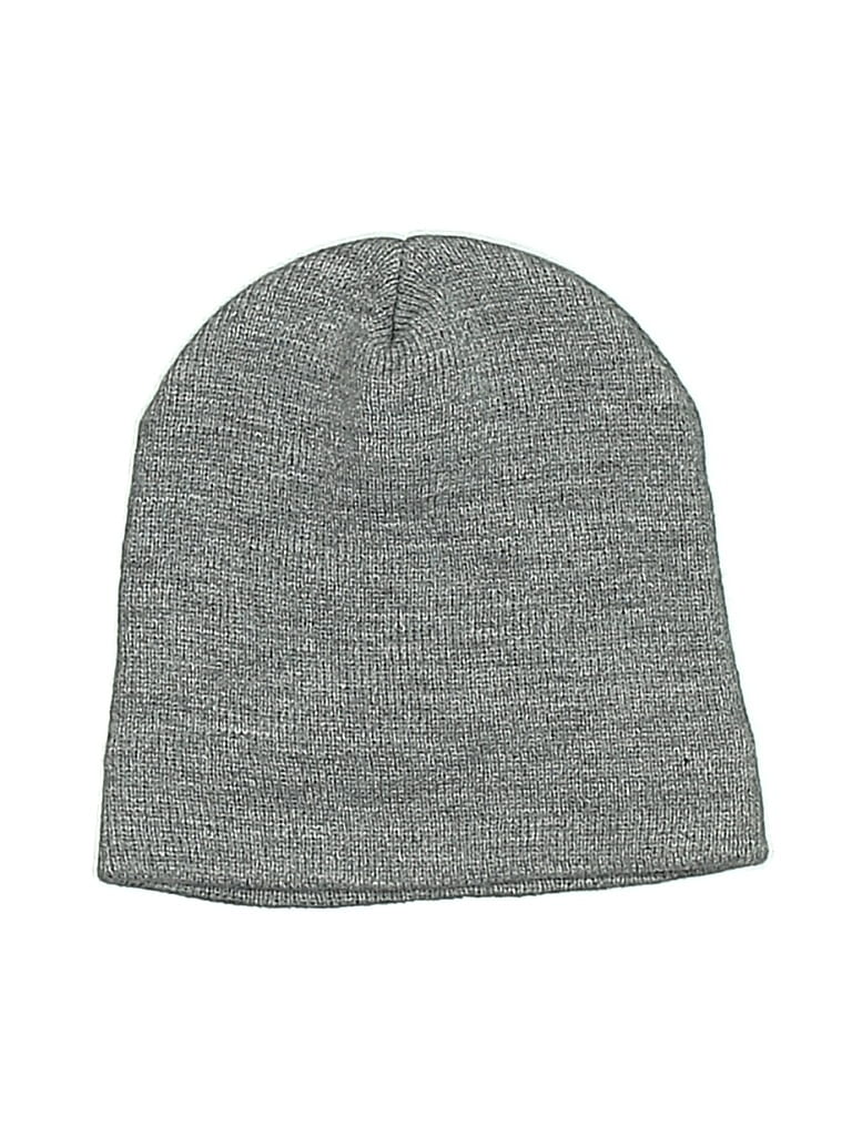 Pre-owned Assorted Brands Beanie Hat In Gray