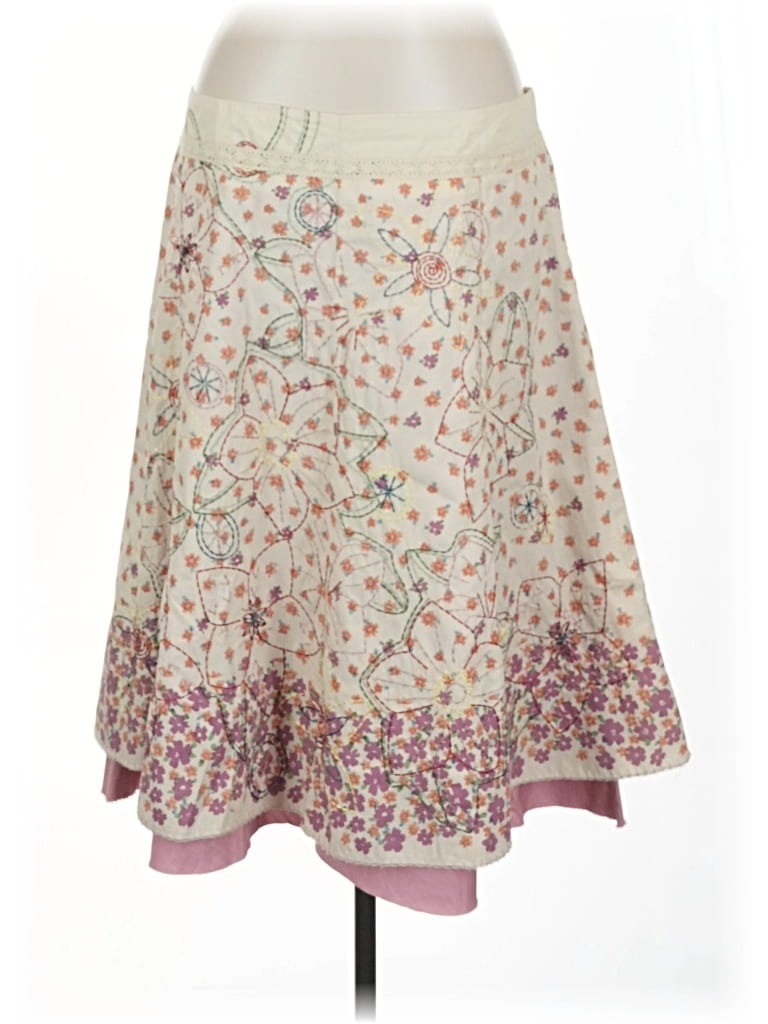 Pre-owned Hazel Casual Skirt In White