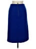 M&S Solid Blue Formal Skirt Size 8 - photo 2