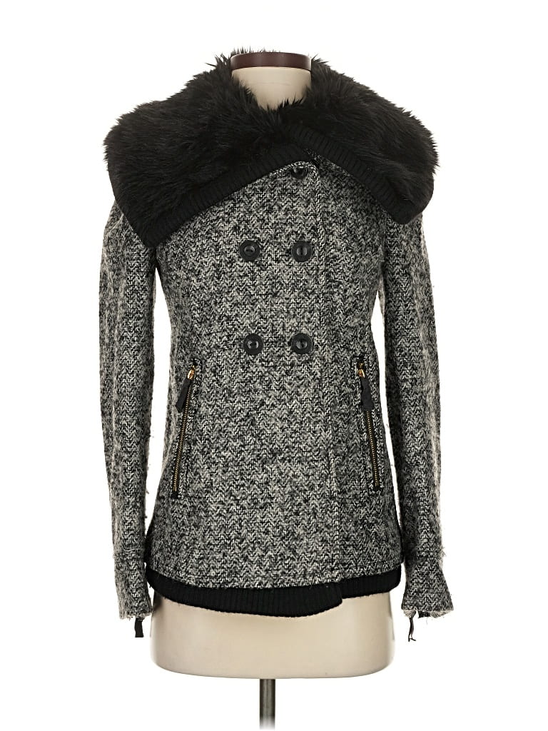 Pre-owned Juicy Couture Coat In Gray