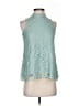 Rewind Teal Sleeveless Blouse Size S - photo 1