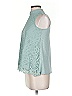 Rewind Teal Sleeveless Blouse Size S - photo 5