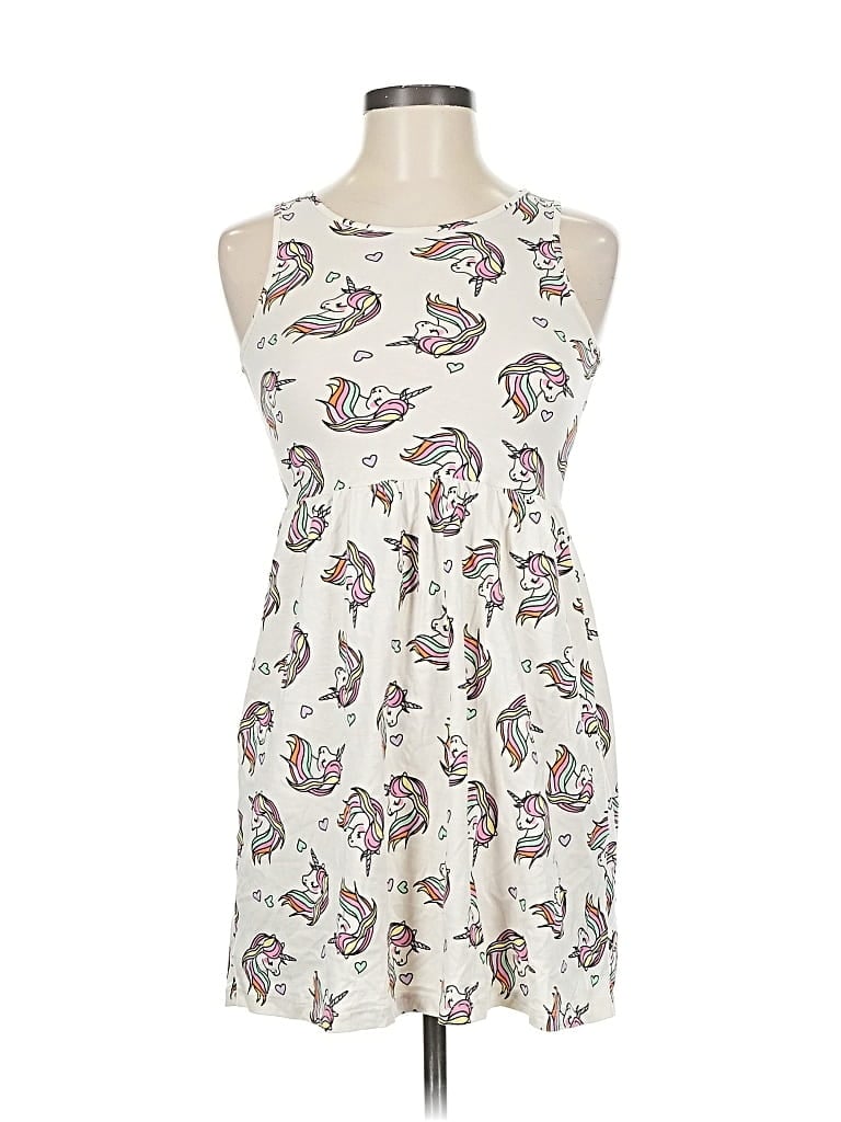 Pre-owned H&m Casual Dress In White