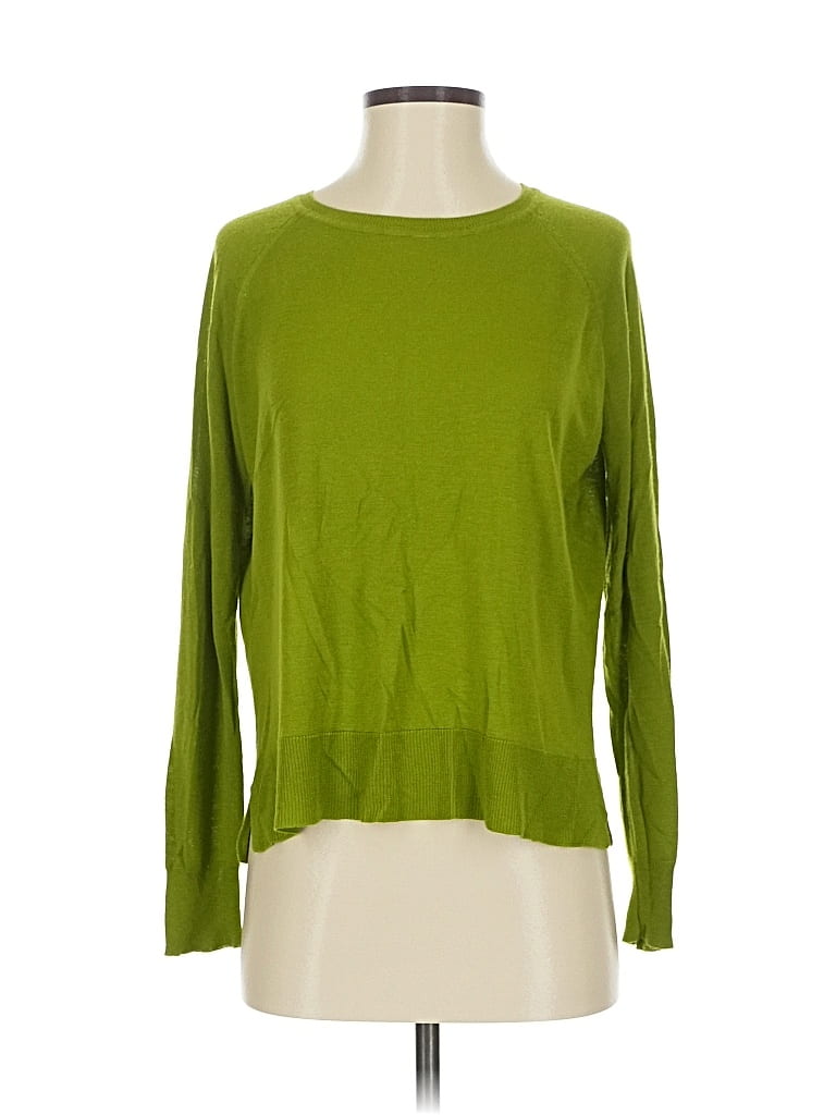 Pre-owned Zara Pullover Sweater In Green