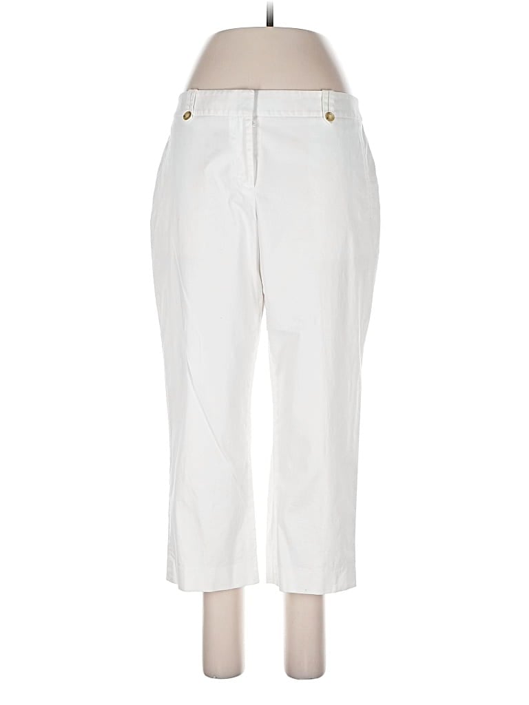 Pre-owned Ann Taylor Loft Casual Pants In White