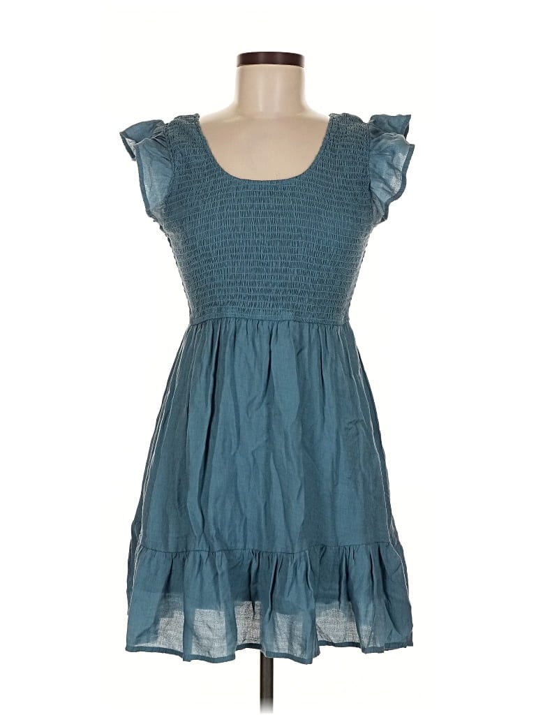 Pre-owned Blu Pepper Casual Dress In Blue