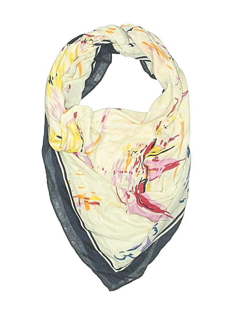 Pre-owned J.crew Factory Store Scarf In White