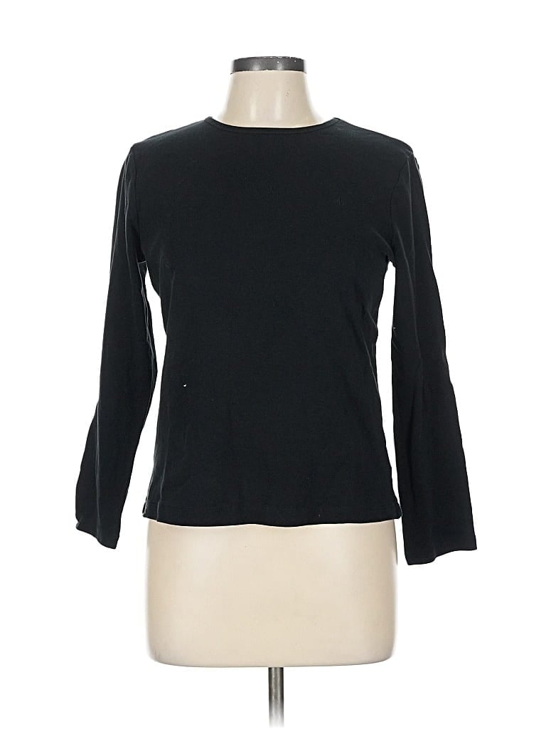 Pre-owned Polo Ralph Lauren 3/4 Sleeve T-shirt In Black