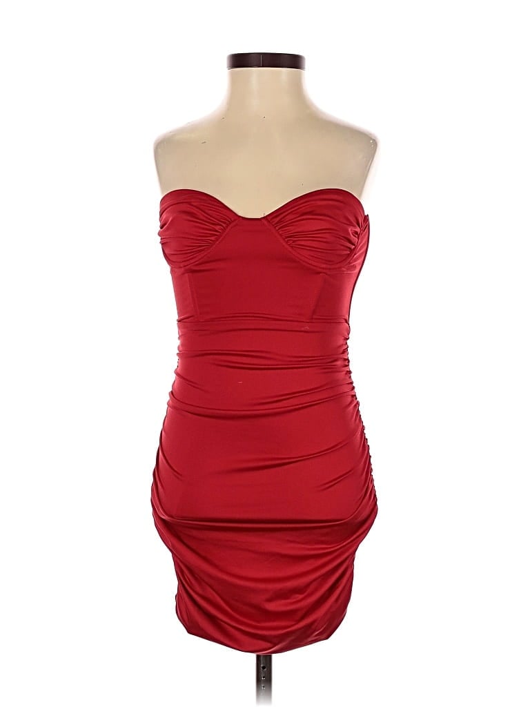 Pre-owned Lucy In The Sky Cocktail Dress In Red