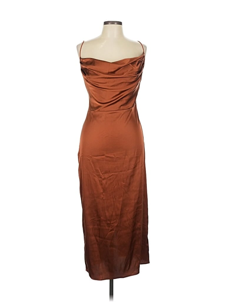 Pre-owned Shein Cocktail Dress In Brown