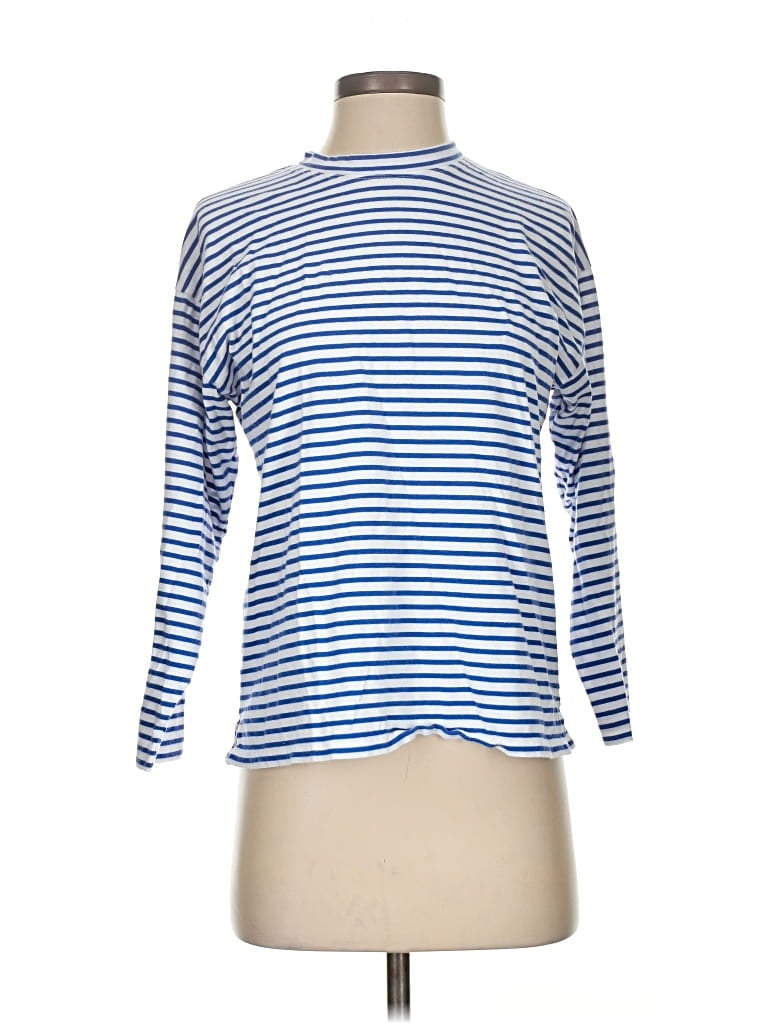 Pre-owned Ayr 3/4 Sleeve T-shirt In Blue