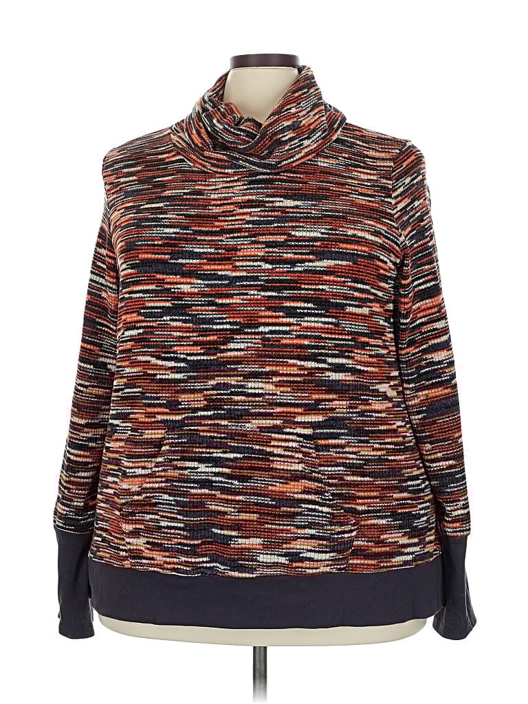 Pre-owned Weekend Suzanne Betro Pullover Sweater In Orange